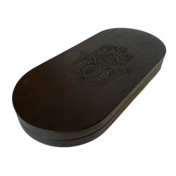 Дошка Садху для стояння на цвяхах, з гравіруванням "Хамса" для початківців з кроком 1 см