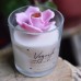 Cвеча ароматическая «Цветок прозрачный», Вогник бажання, Украина фото