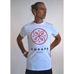 Футболка мужская "Ишвара", белая