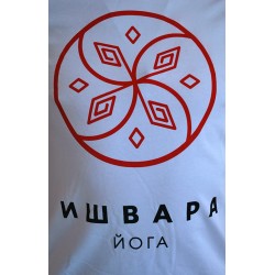 Футболка мужская "Ишвара", белая