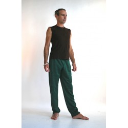 Безрукавка "Йог" з малюнком на спині, коричнева