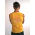 Безрукавка "Йог" з малюнком на спині, жовтого кольору фото
