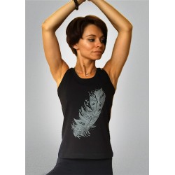 Борцовка жіноча "Перо", чорна