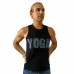 Майка мужская "Yoga Кобра", черная фото