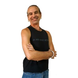 Майка чоловіча "Yoga Sutra", чорного кольору