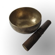 Поющая чаша кованая, диаметр 18,5 см, ручная работа, Непал