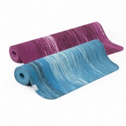 Каучуковый йога мат САМУРАЙ Мраморный(Samurai Marbled), 60 см*183 см *4 мм, Бодхи