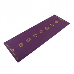 Йога мат ЛИЛА Чакры (Leela Collection Chakras) 60см*183см*4мм, Бодхи