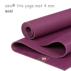 Легкий йога мат eKO lite, Acai, 61см*173см*4мм, Мандука