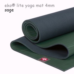 Легкий йога мат eKO lite, Sage, 61см*180см*4мм, Мандука