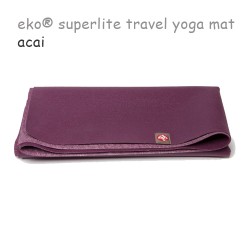 Легкий йога мат eKO SuperLite, Acai, 61см*173см*1.5мм, Мандука