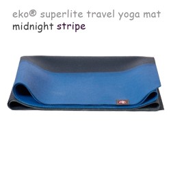 Легкий йога мат eKO SuperLite, Midnight Stripe, Мандука