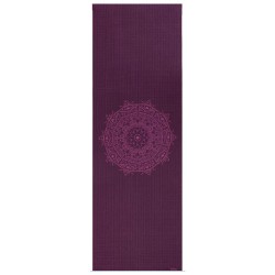 Коврик для йоги "ЛИЛА Мандала", баклажан (Leela Collection) 60см*183см*4,5мм, Бодхи, Германия