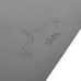 Каучуковый йога мат Феникс (Phoenix) 66см*185см* 4мм, серый с янтрой, Бодхи фото