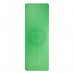 Каучуковий йога мат Фенікс (Phoenix) 66см*185см*4мм, зелений з янтрой, Бодхі фото