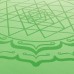 Каучуковый йога мат Феникс (Phoenix) 66см*185см*4мм, зеленый Yantra-Mandala, Бодхи фото