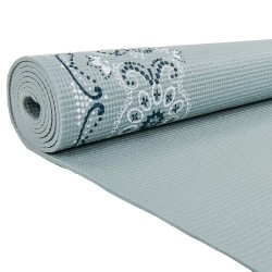 Коврик для йоги "Планета Цветы, мятный" 61см*173см*4 мм, Китай