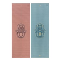 Йога мат ЛИЛА HAMSA HAND (The Leela Collection) 60см*183см*4,5мм, Бодхи