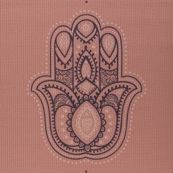 Йога мат ЛІЛА HAMSA HAND (The Leela Collection) 60см*183см*4,5мм, Бодхі