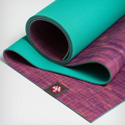 Легкий йога мат eKO lite, MIRAMAR multicolor, 61см*173см*4мм, Мандука