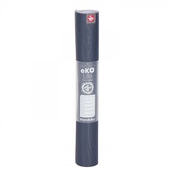 Легкий йога мат eKO lite, MIDNIGHT dark blue, 61см*173см*3мм, Мандука