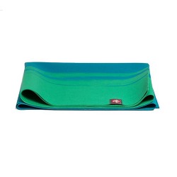 Легкий йога мат eKO SuperLite, CAYO blue-green, 61см*173см*1.5мм, Мандука