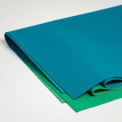 Легкий йога мат eKO SuperLite, CAYO blue-green, 61см*173см*1.5мм, Мандука