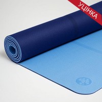 Йога коврик для начинающих WELCOME MAT, pure blue, 61см*172см*5мм, Мандука