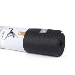 Коврик для йоги VBD Mat (Virabhadrasana), 200*66см, 5,5 мм, черный, Бодхи