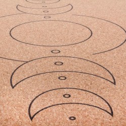 Пробковый коврик для йоги "Луна" 66см*185см*4мм, Бодхи, Германия