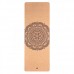 Корковий килимок для йоги "Мандала двокольоровий" 66см*185см*4мм, Бодхі, Німеччина фото