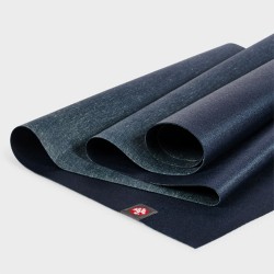 Легкий йога мат eKO SuperLite, MIDNIGHT dark blue, 61см*173см*1.5мм, Мандука