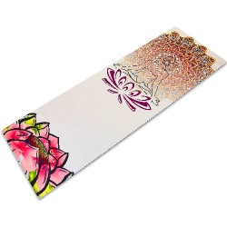 Йога мат каучуковий Спокій Лотоса, 61см*183см*3мм, Китай