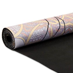 Йога мат каучуковий Спокій Лотоса, 61см*183см*3мм, Китай